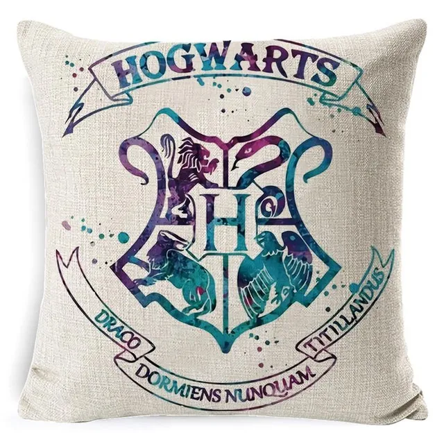 Luxusná obliečka na vankúš s motívom Harryho Pottera