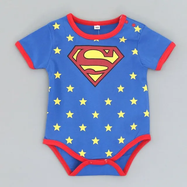Body de vară pentru nou-născuți cu supereroi pentru copii