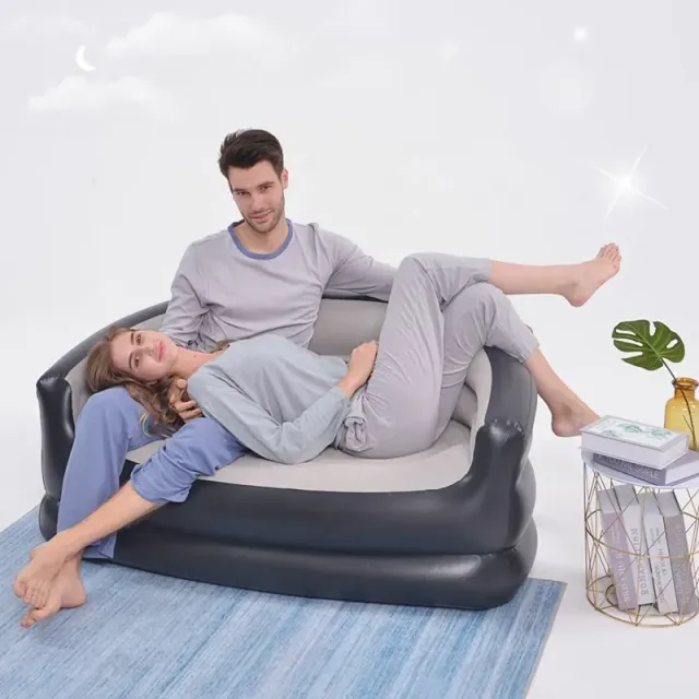 Comfortable inflatable sofa for home and travel