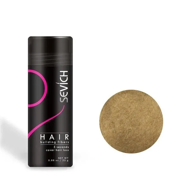 Keratin powder for hair Color powder for covering thinning hair Color powder for covering the growths and grays 25 g