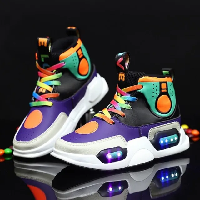 Children's Shining Basketball Shoes