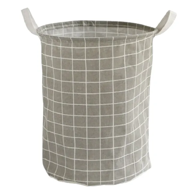 Round linen basket N962