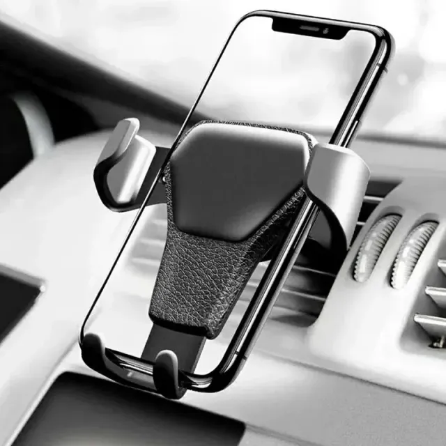 Car phone holder for ventilation holes