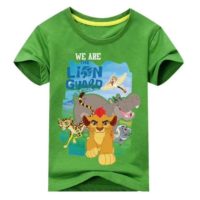 Tricou pentru copii cu print Leul Rege