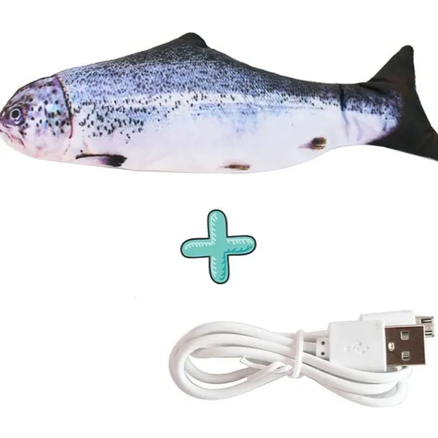 Fish Shaped Rechargeable Cat Toy - Interactive Cat Toy