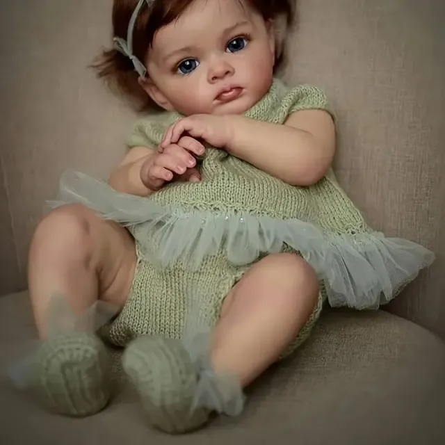 60cm Doll Reborn, Hand Painted Doll With Color Genesis, High Quality 3D Doll, Christmas Gift