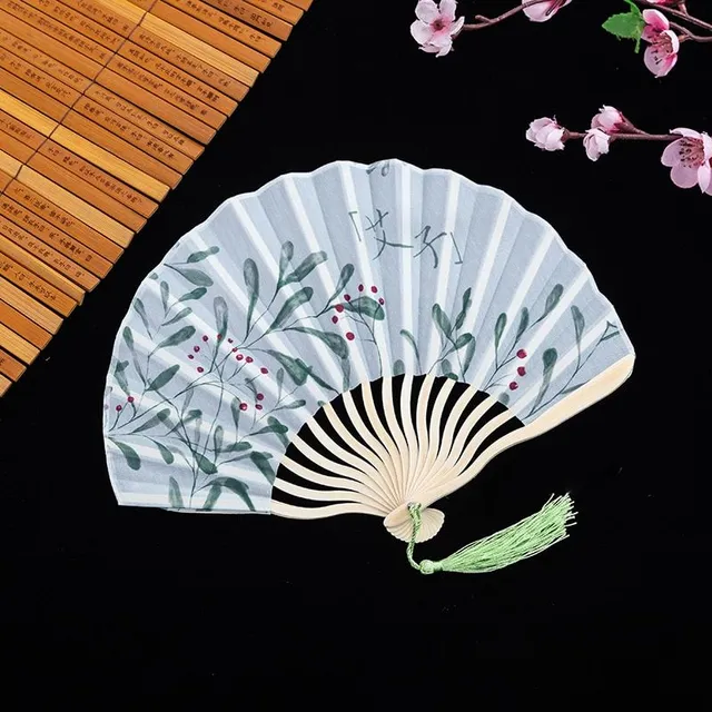 Retro modern stylish original Japanese travel fan for hot summer days - more colors