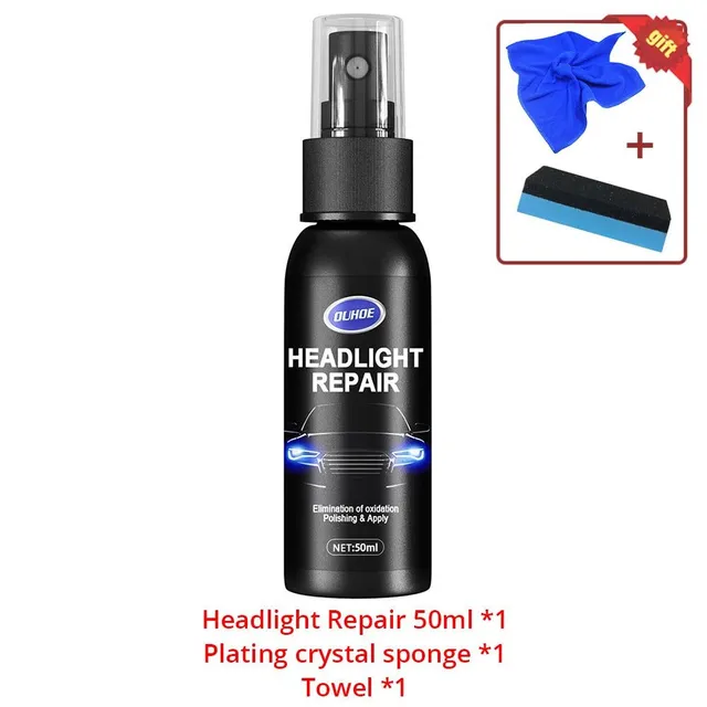 Car headlight polisher Scratch remover Headlight repair fluid