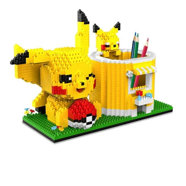 Gyerekek kreatív Pokemon készlet - Pikachu ceruza tartó és egyéb
