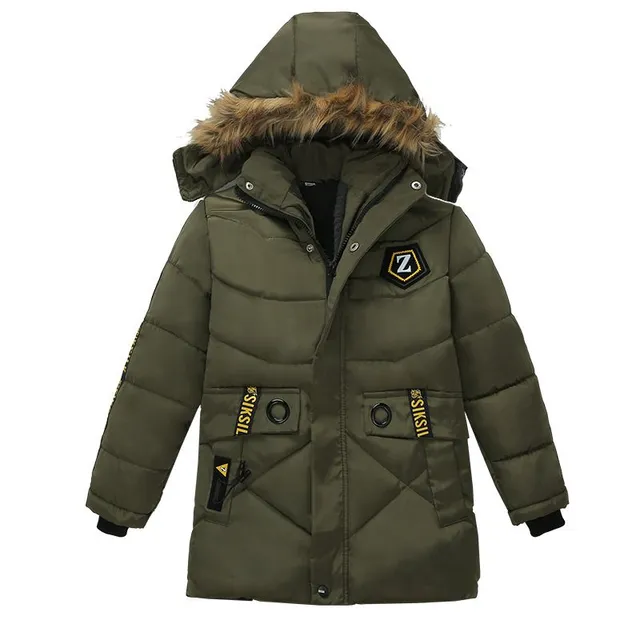 Children's long winter jacket