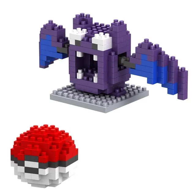 Set de construcție pentru copii Pokémon - figurină din cărămizi și Pokéball