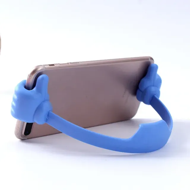 Stolní držák na mobilní telefon s nastavitelnými palci, vícebarevný přenosný stolní stojan
