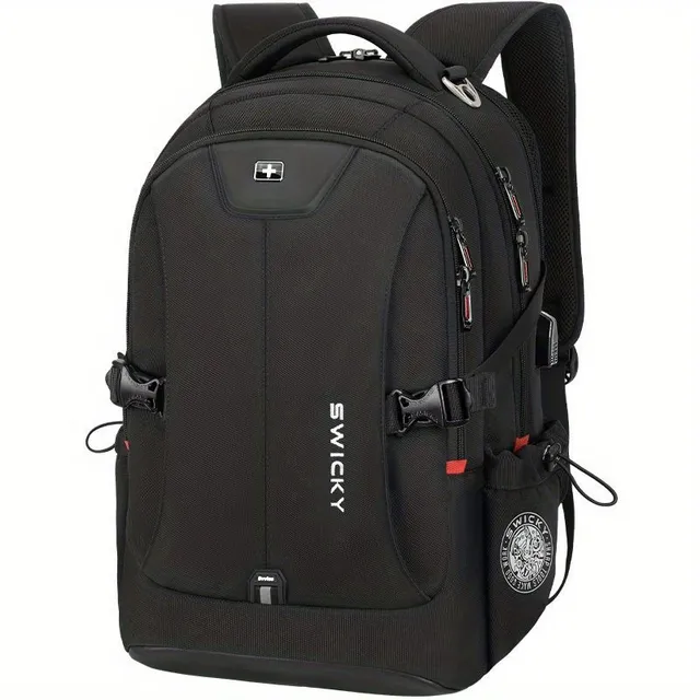 1ks ľahké módne lager laptop batoh proti krádeži mužov a žien, školská taška pre vysokú školu, pracovný batoh cestovné batoh