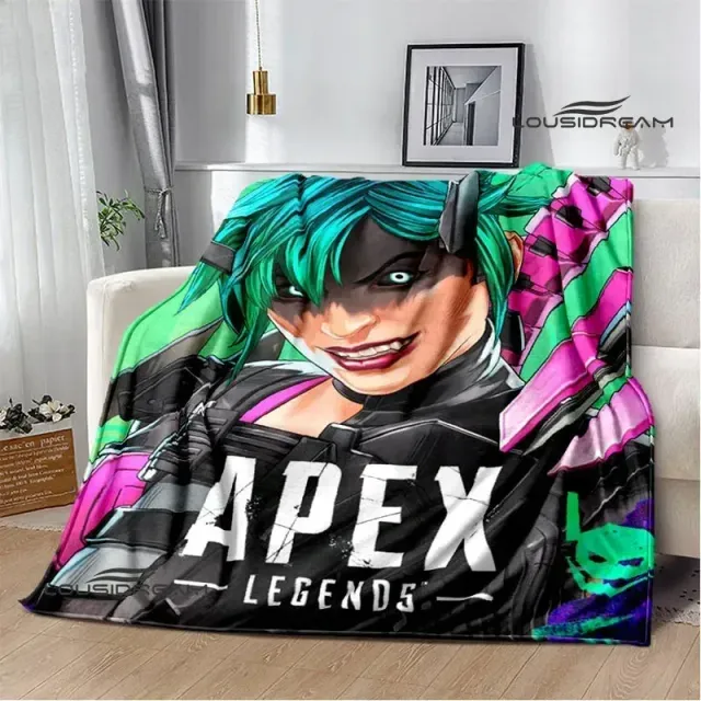 Couverture imprimée douce et agréable pour enfants avec des motifs du jeu Apex Legends