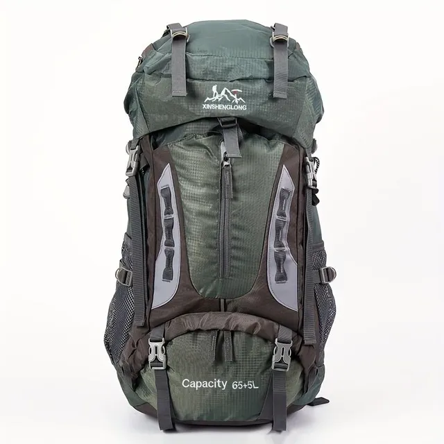 Camping backpack 70L, men's travel and outdoor bag with a large capacity for hiking and climbing