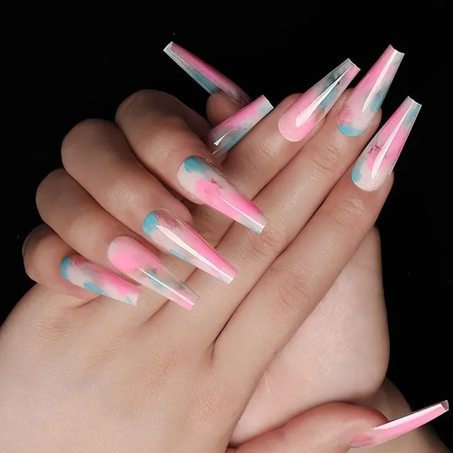 Artificial nail tips for manicure - 100pcs