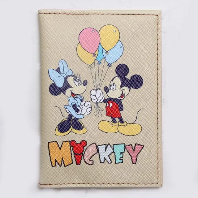 Passport case with favourite cartoon heroes