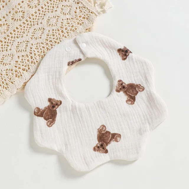 Baby cotton bib - various motifs