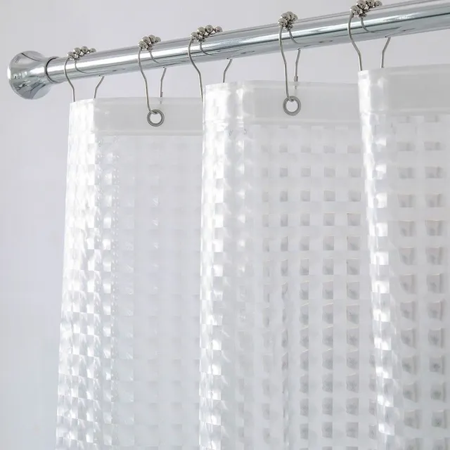 Shower curtain transparent