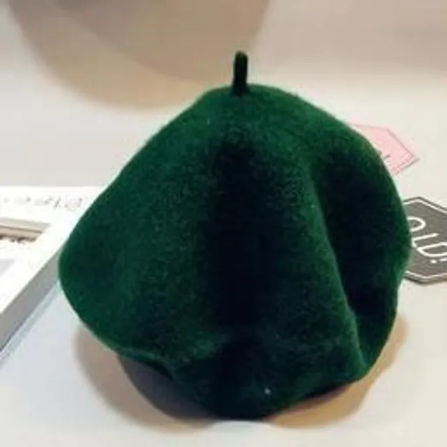 Baby beret green 48cm-to-52cm