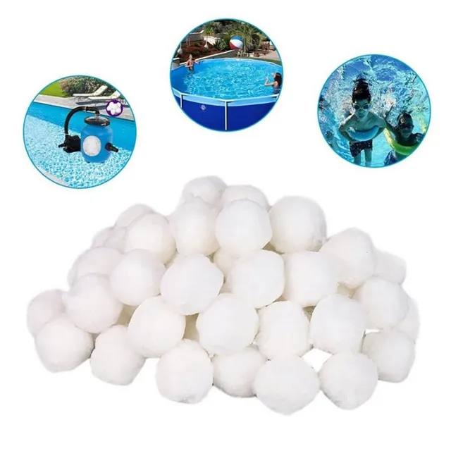 Filter balls for pool filtration