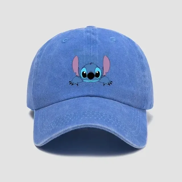 Căciulă trendy unisex pentru copii cu motivul personajului preferat Stitch