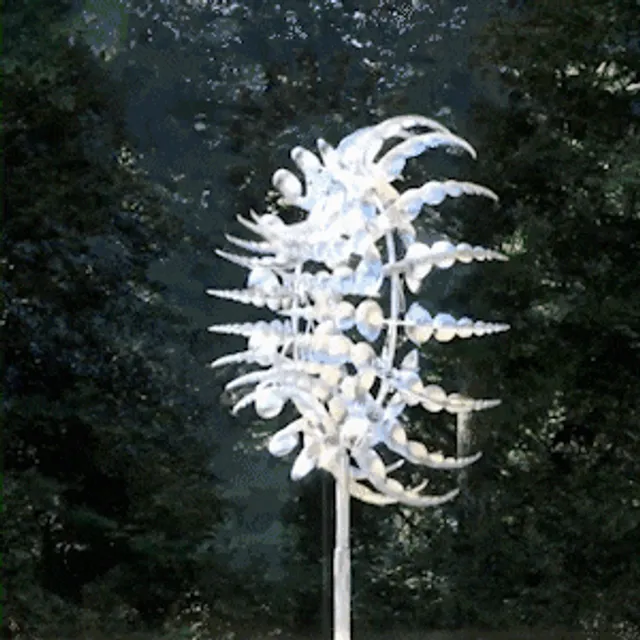 Kovová větrná vrtule - zahradní dekorace