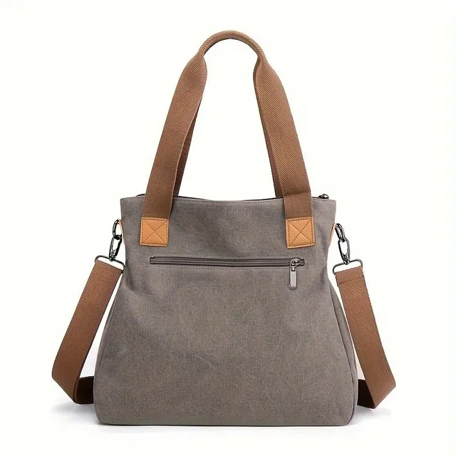 Elegant women's tote bag - simple style, practical for everyday wearing and traveling