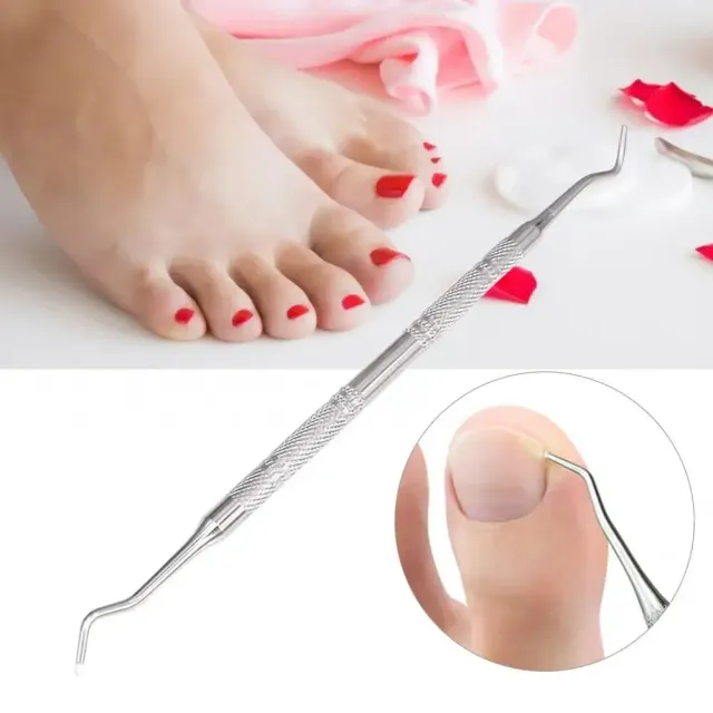 Double Tool for Correcting Hairy Nails at the End of Finger