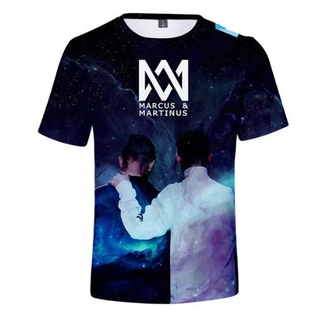 Nowoczesna koszulka 3D dla fanów Marcusa Martinusa 021 M