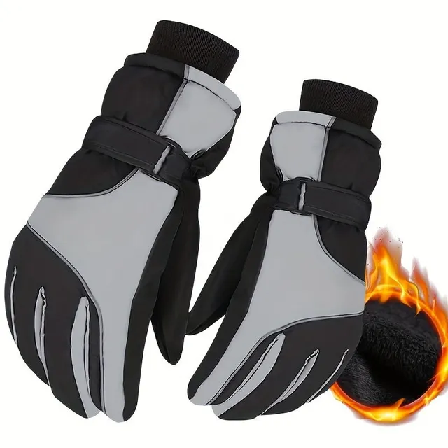 Warme Winterhandschuhe mit weichem Innenfutter für alle Wintersportarten