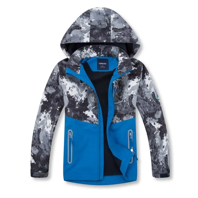 Children's autumn stylish jacket with hood