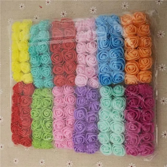 Decorative pack of mini roses - 144 pcs