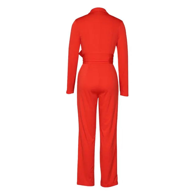 Ladies stylish one colour jumpsuit