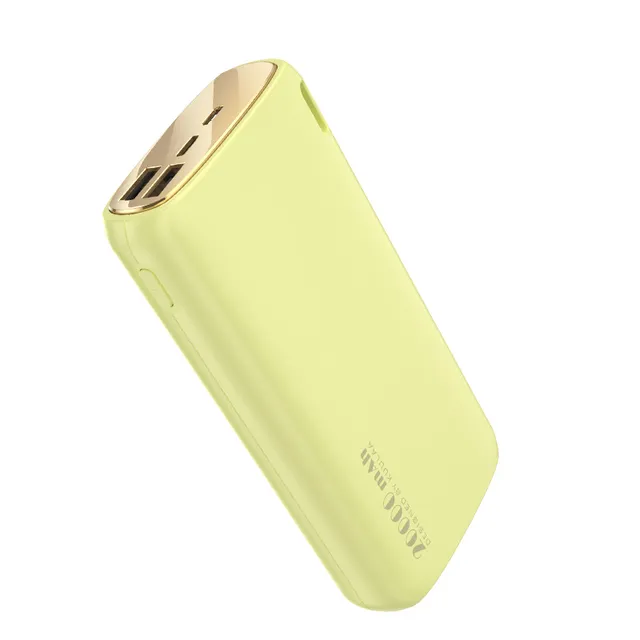 Portable external fast charging power bank - various colours