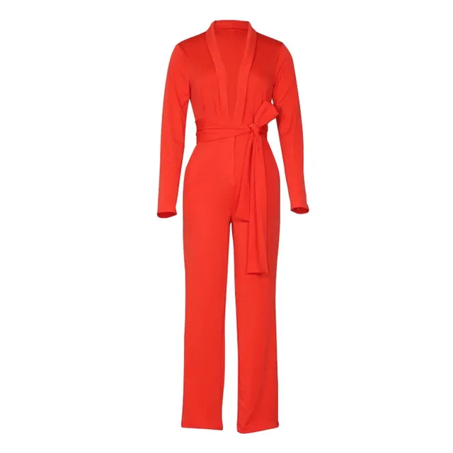 Ladies stylish one colour jumpsuit