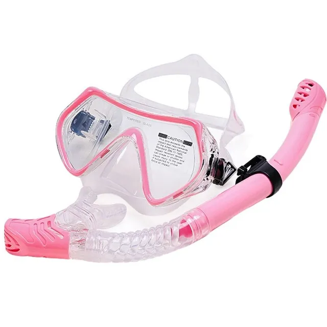 Set profesional de scufundări - mască de scufundări + tub de respirație