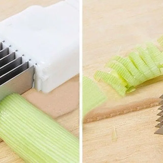 Spring onion and leek cutter