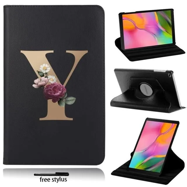 Samsung Galaxy tablet case with initial