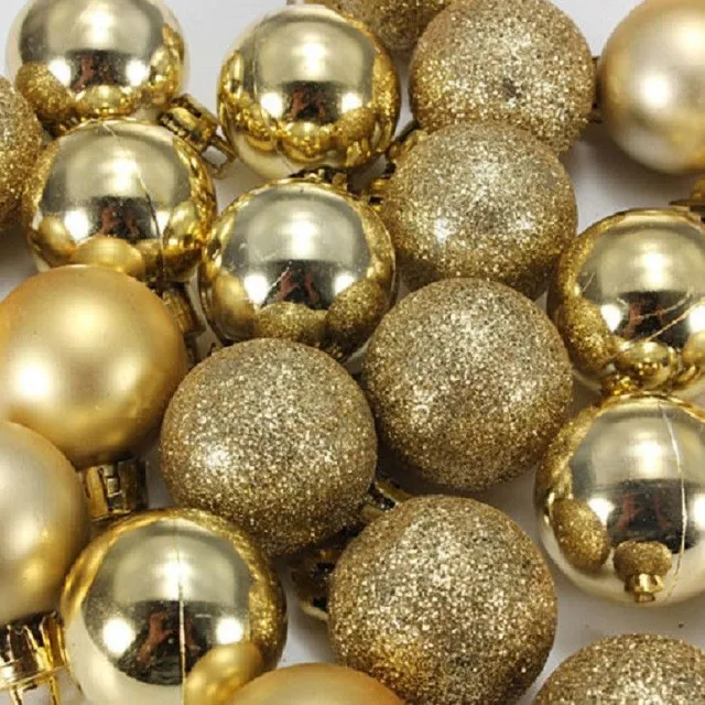 Christmas Ball Gold 24 pcs