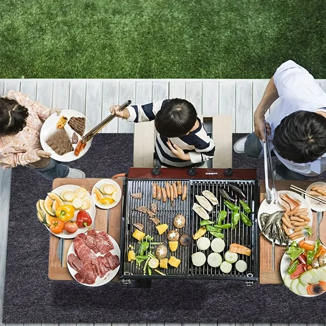 1 Pièce, Tapis de Grill, Tapis Résistant à la Chaleur, Tapis Antiadhésif