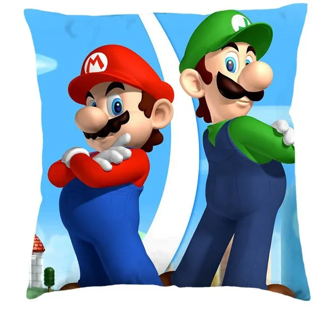 Husă stilată pentru pernă cu motive Super Mario - diferite variante