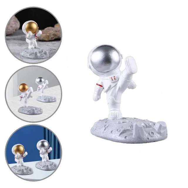 Practical astronaut-shaped stand for mobile phone