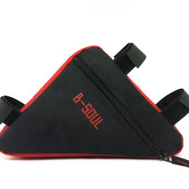 Triangular waterproof bag for bicycle frame