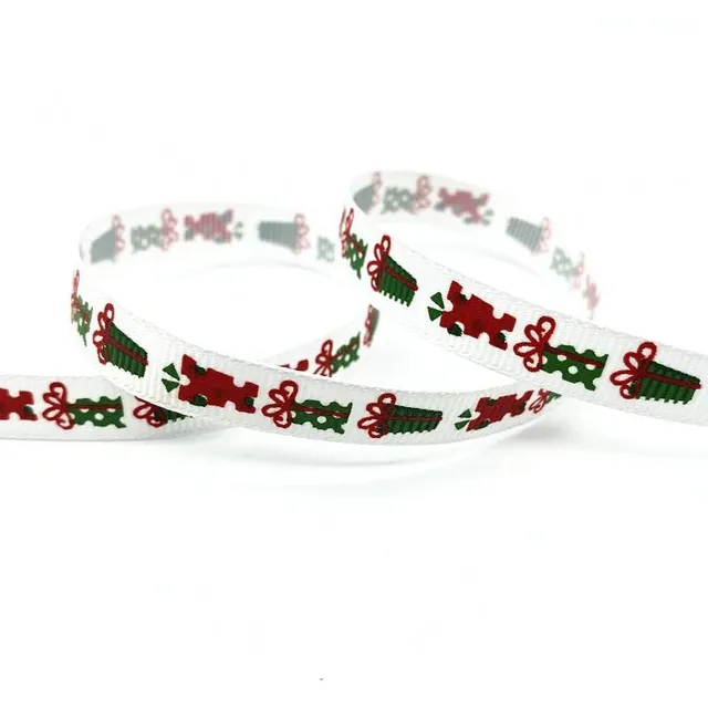 Modern Christmas ribbons for Nicholas gifts