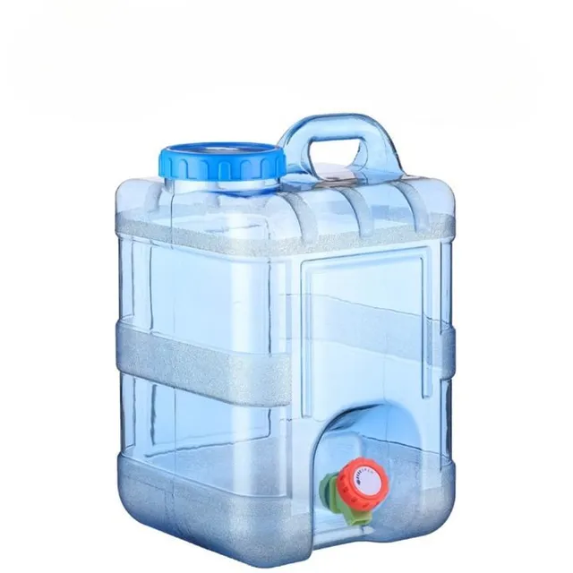 Portable water canister with tap