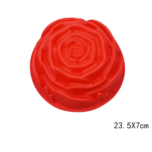 Silicone baking form for cake or cake