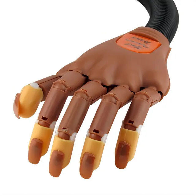 Mânecă pentru antrenamentul unghiilor, mână artificială flexibilă cu 100 de unghii, set pentru manichiură acasă
