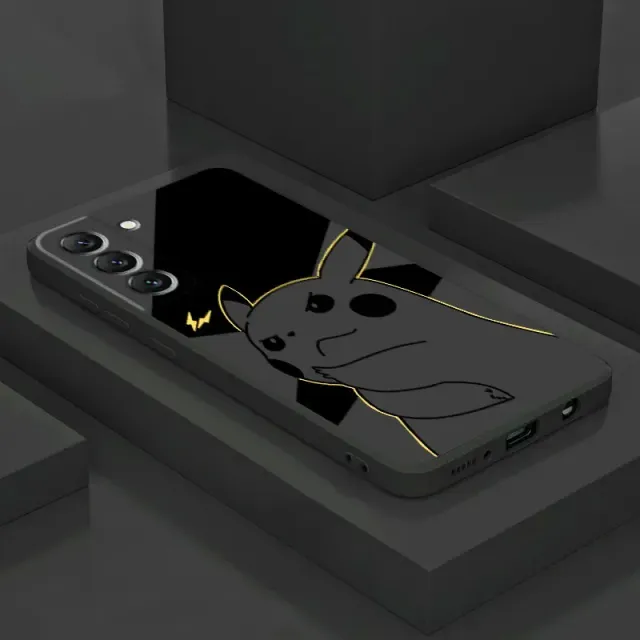 Husă de lux pentru telefoane Samsung cu motive Pikachu