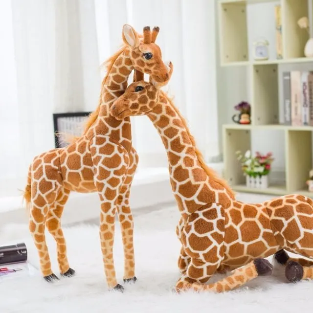 Giraffe en peluche géante de luxe pour enfants